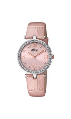 Lotus Watches Damen Datum klassisch Quarz Uhr mit Leder Armband 18462/3 von Lotus Watches
