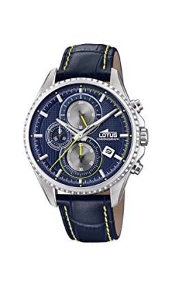 Lotus Watches Herren Chronograph Quarz Uhr mit Leder Armband 18527/3 von Lotus Watches