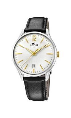 Lotus Watches Herren Datum klassisch Quarz Uhr mit Leder Armband 18402/1 von Lotus Watches