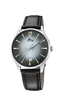 Lotus Watches Herren Datum klassisch Quarz Uhr mit Leder Armband 18402/4 von Lotus Watches