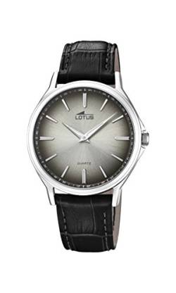 Lotus Watches Herren Datum klassisch Quarz Uhr mit Leder Armband 18516/4 von Lotus Watches