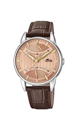Lotus Watches Herren Multi Zifferblatt Quarz Uhr mit Leder Armband 18429/2 von Lotus Watches
