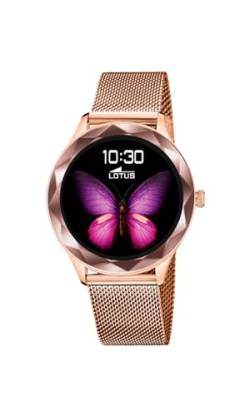 LOTUS Damenuhr 50036/1 Smartwatch, Gehäuse aus Zinklegierung, Rosa, roségold, Armband von Lotus