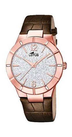 Lotus Damen Analog Quarz Uhr mit Leder Armband 18610/3 von Lotus