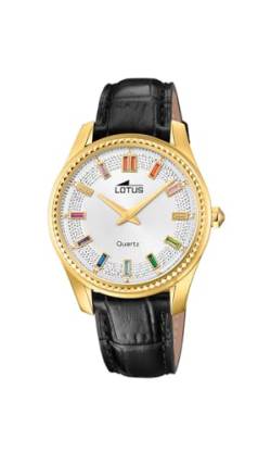 Lotus Damen Analog Quarz Uhr mit Leder Armband 18900/1 von Lotus