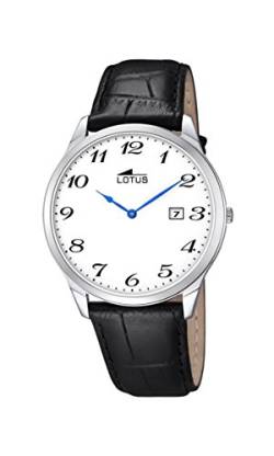 Lotus Herren Analog Quarz Uhr mit Leder Armband 10124/1 von Lotus