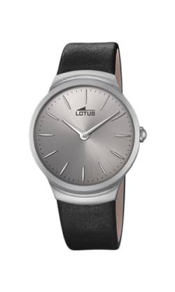 Lotus Watches Herren Datum klassisch Quarz Uhr mit Leder Armband 18499/1 von Lotus