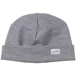 Lou-i Damen Baumwollmütze hellgrau Made in Germany Beanie Wintermütze (55-56, hellgrau) von Lou-i