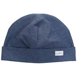 Lou-i Herren Mütze Baumwolle blau Made in Germany Beanie Wintermütze (59-60, dunkelblau meliert) von Lou-i