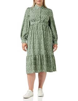 Louche Damen Nathalia-Doppelgänseblümchen Kleid, grün, 42 von Louche