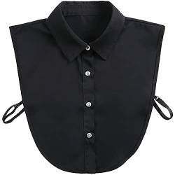 LoudSung Fake Collar Abnehmbare Bluse Falscher Kragen Halbes Hemd Klassisch gestaltetes Top Elegant für Frauen Mädchen von LoudSung