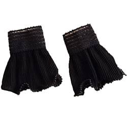 LoudSung False Sleeves Handmanschetten Floral Rüschen Layered Lace Cuff Abnehmbare Fake-Ärmel für Frauen Mädchen von LoudSung