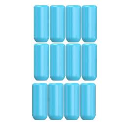 Loufy Silikonteile, elastische Hülle für Auslaufsicherung, auslaufsichere Hüllen, wiederverwendbar, für Reise-Toilettenartikel, 16 Stück, Blau von Loufy