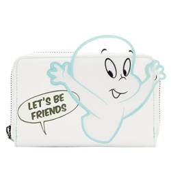 Loungefly Casper The Friendly Ghost Lets Be Friends Zip Around Wallet von Loungefly