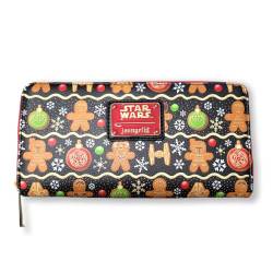 Loungefly GT Exclusive Star Wars Gingerbread AOP Wallet von Loungefly