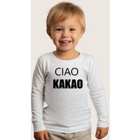 Lounis Langarmshirt Ciao Kakao - Kinder Langarmshirt - Shirt mit Spruch - Babyshirt Baumwolle von Lounis