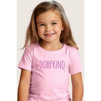 Lounis Print-Shirt Dorfkind - Kinder T-Shirt - Shirt mit Spruch - Babyshirt von Lounis