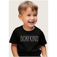Lounis Print-Shirt Dorfkind - Kinder T-Shirt - Shirt mit Spruch - Babyshirt von Lounis