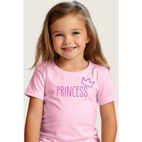 Lounis Print-Shirt Princess - Kinder T-Shirt - Shirt mit Spruch - Babyshirt Baumwolle von Lounis