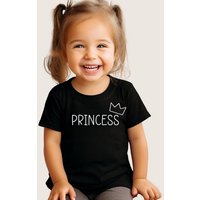 Lounis Print-Shirt Princess - Kinder T-Shirt - Shirt mit Spruch - Babyshirt Baumwolle von Lounis