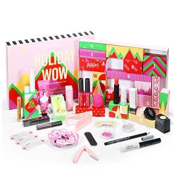 2023 Make-up Adventskalender | Adventskalender Make-up Weihnachten Countdown – Beauty Adventskalender 2023 Weihnachten Adventskalender, Make-up-Tools Countdown Kalender Geschenkboxen von Loupsiy
