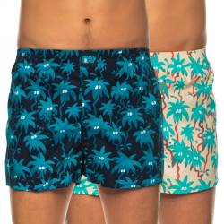 Lousy Livin 2-er Set Boxershorts Blau mit Motiv von Lousy Livin