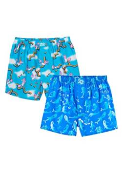 Lousy Livin 2pack Sky Gym & Dolphins Boxershorts (as3, Alpha, m, Regular, Regular) von Lousy Livin