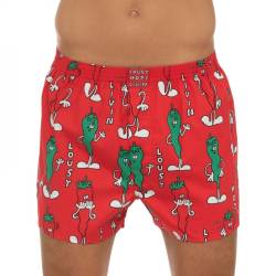 Lousy Livin Boxershorts Rot mit Chilli-Motiv von Lousy Livin