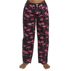 Lousy Livin Schlafanzug Hose Flamingo schwarz (XL) von Lousy Livin