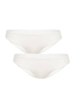 Lovable Slip aus Mikrofaser Maximale Unsichtbarkeit Invisible Bi-pack Damen x2 , Weiß , 6/XXL von Lovable