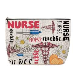 Lovdazzles Krankenschwester-Geschenke, Krankenschwester-Zubehör für die Arbeit, Pflegeutensilien, RN PICU PEDS NICU Krankenschwester Make-up-Tasche für Frauen, Mehrfarbig 1113 von Lovdazzles