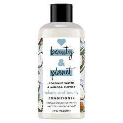 Love Beauty and Planet Volume & Bounty Conditioner für Kokoswasser & Mimose, 100 ml von Love Beauty And Planet