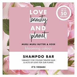 Shampoo Bar - Blühende Farbe Muru Butter & Rose LOVE BEAUTY AND PLANET von Love Beauty And Planet