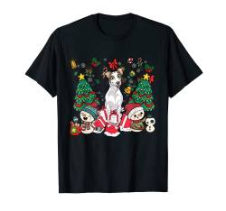 Jack Russell Lustiger Weihnachtshund T-Shirt von Love Christmas Matching Dogs Co