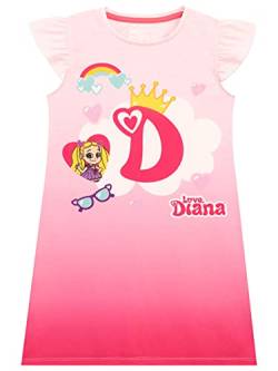 Love Diana Mädchen Nachthemden Rosa 128 von Love Diana