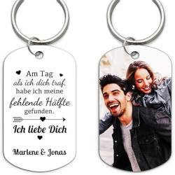 Love Faith Mein Schatz Schlüsselanhänger - Personalisiertes Fotogeschenk - Geschenk für Paare von Love Faith
