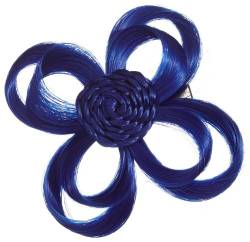 Love Hair Extensions Blume auf Krokodilklemme Farbe Elektrische Blau, 1er Pack (1 x 1 Stück) von Love Hair Extensions
