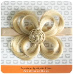 Love Hair Extensions Blume auf elastischem Kopfband Farbe M2460 - Sonnenblond/klares Blond, 1er Pack (1 x 1 Stück) von Love Hair Extensions