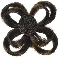 Love Hair Extensions Clip-In Haar-Accessoire"Blume" Farbe 2/4 Gemischte dunkelbrauntöne von Love Hair Extensions