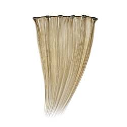 Love Hair Extensions Einteilige 100% Echthaar-Clip-In-Extensions - maximales Volumen Farbe 10/24/27 - Mittleres Aschbraun/blond, 1er Pack (1 x 35 g) von Love Hair Extensions