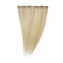 Love Hair Extensions Einteilige 100% Echthaar-Clip-In-Extensions - maximales Volumen Farbe 22 - Strandblond - 46cm, 1er Pack (1 x 35 g) von Love Hair Extensions