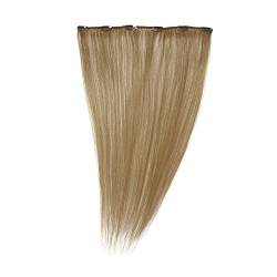 Love Hair Extensions Einteilige 100% Echthaar-Clip-In-Extensions - maximales Volumen Farbe 27 - Goldblond - 46cm, 1er Pack (1 x 35 g) von Love Hair Extensions
