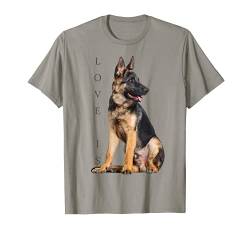 T-Shirt mit Schäferhund, für Mama, Papa, Love T-Shirt von Love Is German Shepherd Gifts