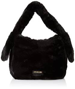 Love Moschino Damen Borsa Soft Pl Nero Umhngetasche, Schwarz von Love Moschino