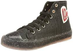 Love Moschino Damen Collezione Autunno Inverno 2021 Sneaker, Schwarz, 38 EU von Love Moschino