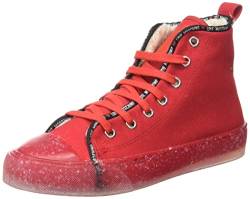 Love Moschino Damen Collezione Autunno Inverno 2021 Sneaker, rot, 40 EU von Love Moschino
