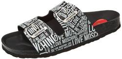 Love Moschino Damen Collezione Primavera Estate 2022 Sandale, Schwarz, 37 EU von Love Moschino