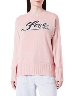 Love Moschino Damen Comfort Fit Long-sleeved pullover, Rosa, 38 EU von Love Moschino