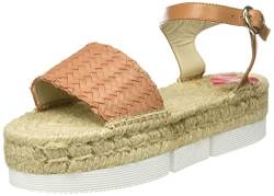 Love Moschino Damen Espadrillas Fahrer-Slipper, Leder, 38 EU von Love Moschino