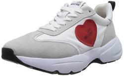Love Moschino Damen Ja15035g1gin510a35 W.Sneakers, Weiß, 35 EU von Love Moschino